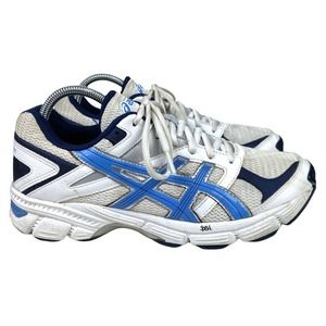 ASICS GEL 190 TR DUOMAX BLUE SILVER PURPLE AND WHITE SNEAKERS WOMEN’S SIZE 9.5